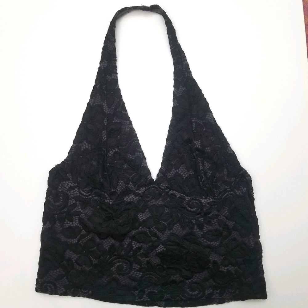 Kimchi Blue Black Lace Bralette